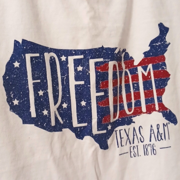 Texas A&M AGGIE muscle tank tops (set of 2) mens large or ladies XL - Picture 2 of 6